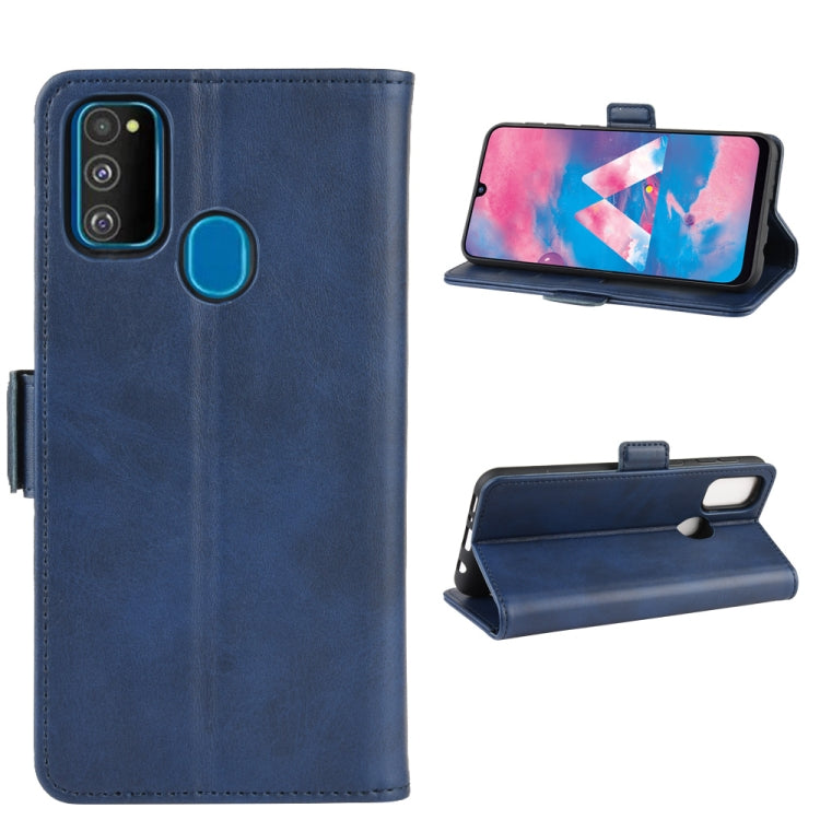 For Galaxy M30s Wallet Stand Leather Cell Phone Case with Wallet & Holder & Card Slots