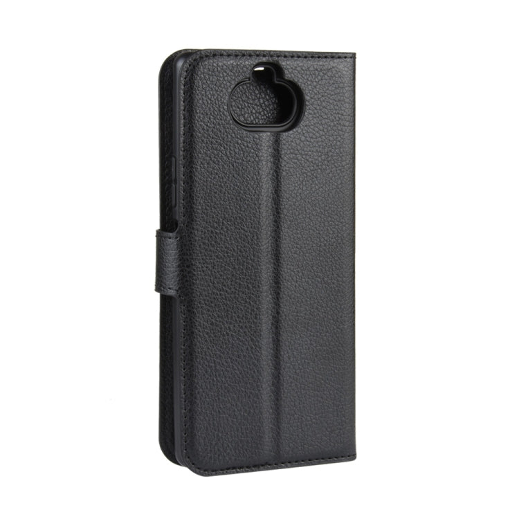For SONY Xperia 20 Litchi Texture Horizontal Flip Leather Case with Wallet & Holder & Card Slots