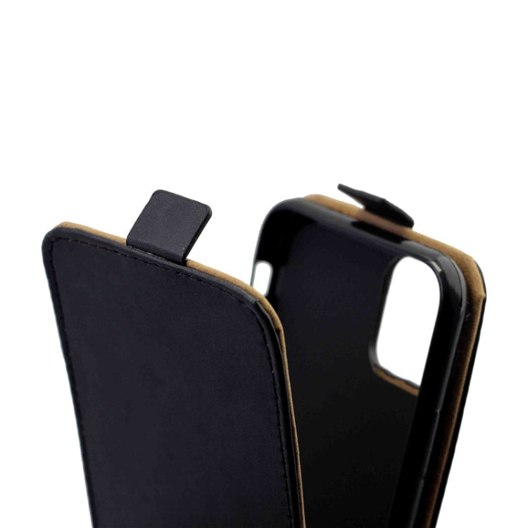For iPhone 11 Pro Business Style Vertical Flip TPU Leather Case with Card Slot (Black)