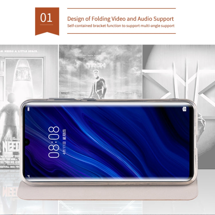 For Huawei P30 Pro MOFI Rui Series Classical Leather Flip Leather Case With Bracket Embedded Steel Plate All-inclusive