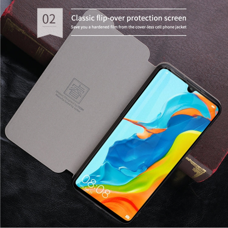 For Huawei P30Lite / Nova4E MOFI Rui Series Classical Leather Flip Leather Case With Bracket Embedded Steel Plate All-inclusive