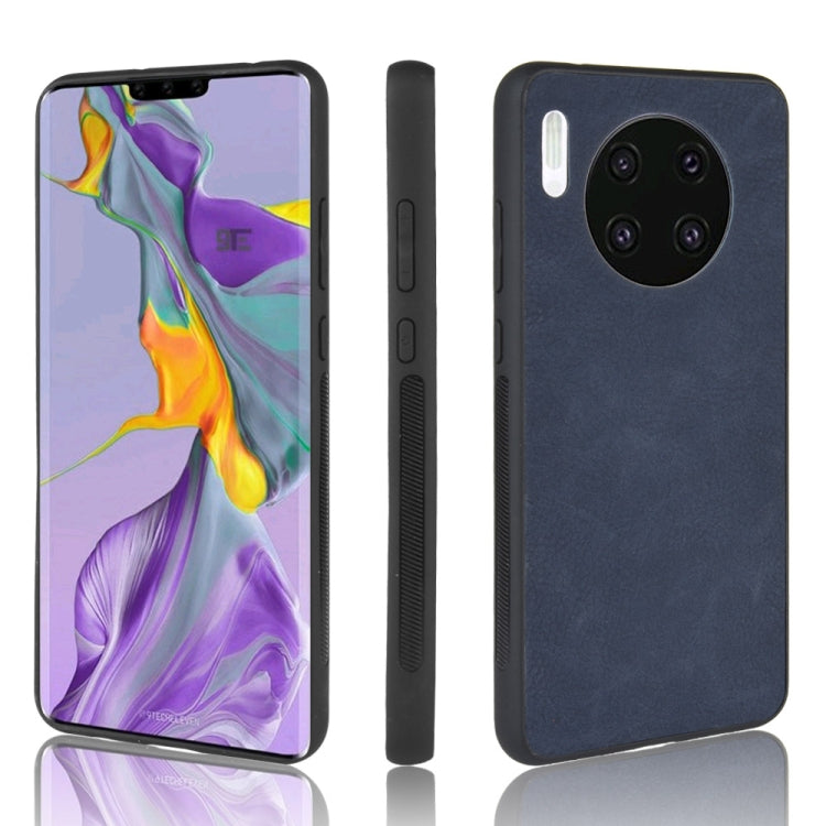 For Huawei Mate 30 Shockproof Sheep Skin PC + PU + TPU Case(Blue)