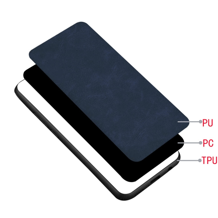 For iPhone 11 Pro Max Shockproof Sheep Skin PC + PU + TPU Case(Blue)