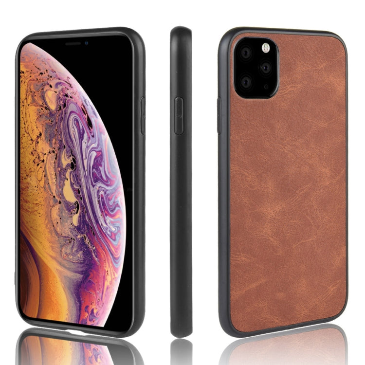 For iPhone 11 Pro Shockproof Sheep Skin PC + PU + TPU Case