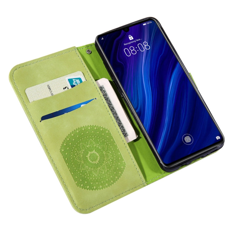 For Xiaomi Redmi Note 7 Pressed Printing Sticking Drill Pattern Horizontal Flip PU Leather Case with Holder & Card Slots & Wallet & & Lanyard