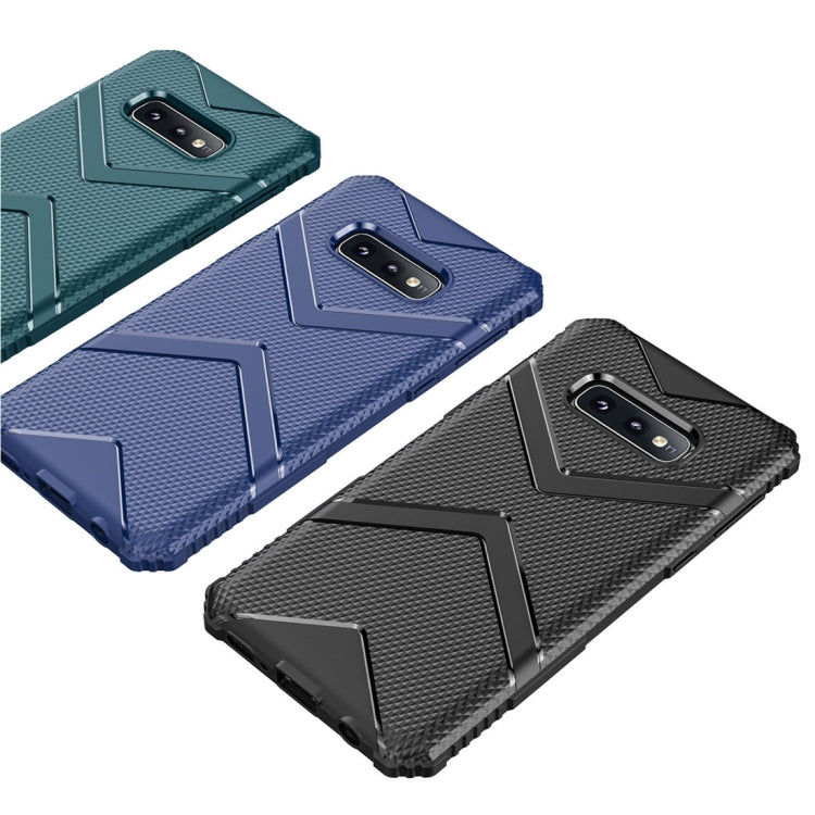 For Galaxy S10e Diamond Shield TPU Drop Protection Case(Black)