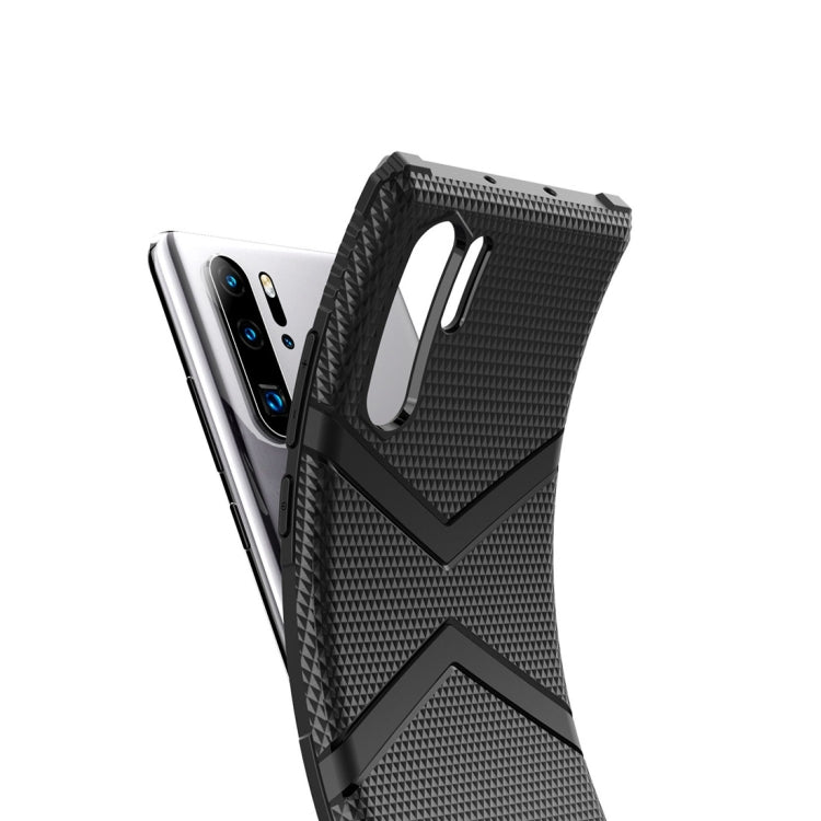 For Huawei P30 Pro Diamond Shield TPU Drop Protection Case(Black)