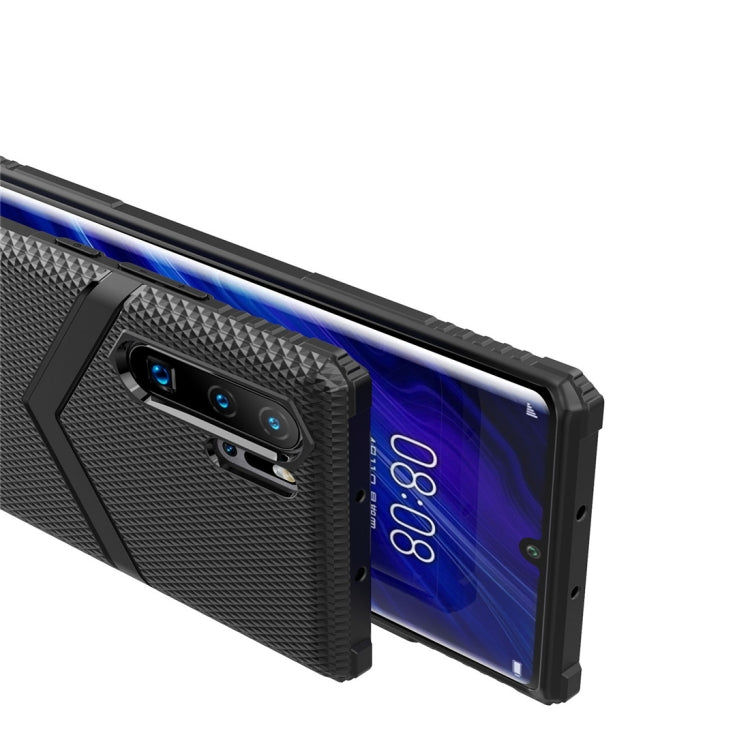 For Huawei P30 Pro Diamond Shield TPU Drop Protection Case(Black)