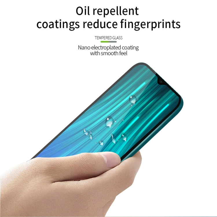 For Xiaomi RedMi Note8 Pro MOFI 9H 2.5D Full Screen Tempered Glass Film(Black)