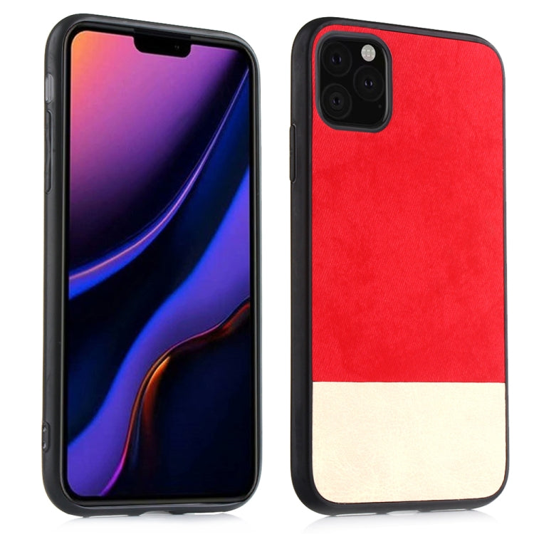 For iPhone 11 Pro Shockproof Color Matching Denim PC + PU + TPU Protective Case