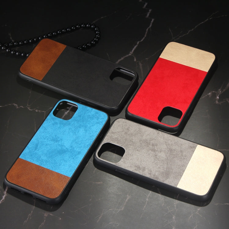 For iPhone 11 Pro Shockproof Color Matching Denim PC + PU + TPU Protective Case