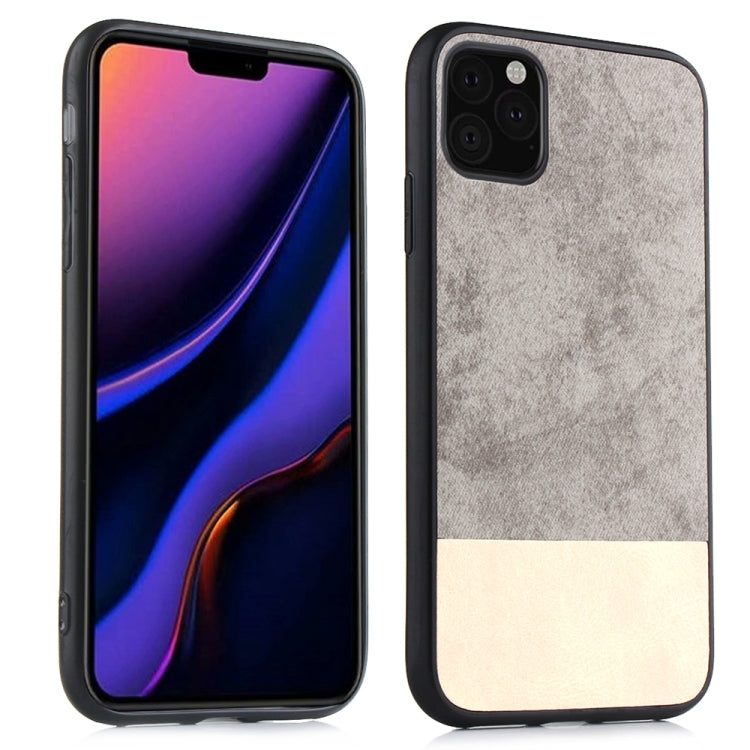 For iPhone 11 Shockproof Color Matching Denim PC + PU + TPU Protective Case