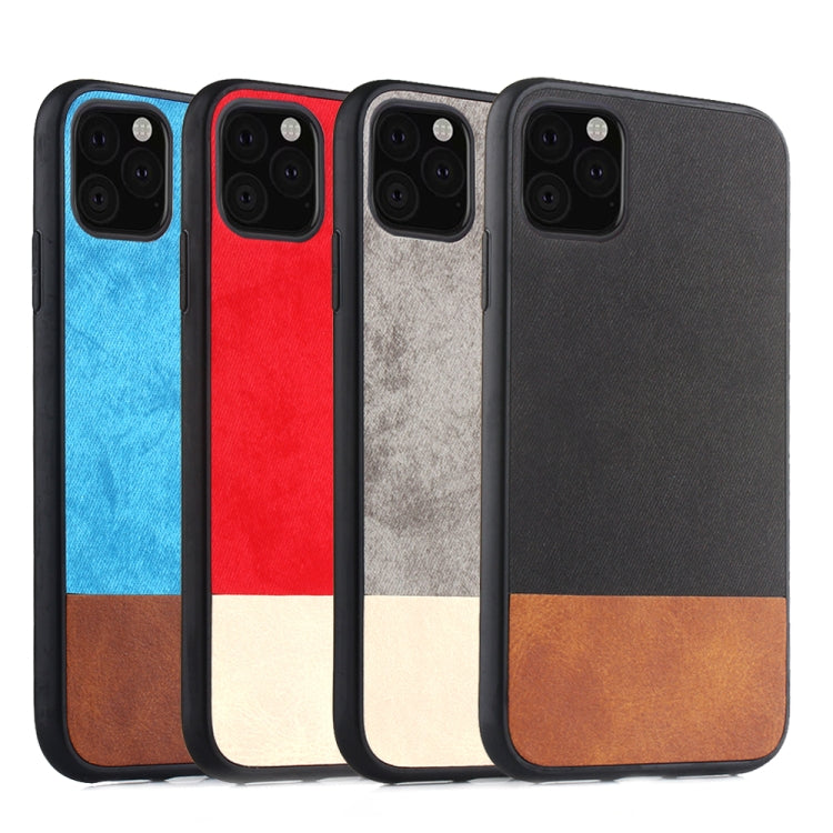For iPhone 11 Shockproof Color Matching Denim PC + PU + TPU Protective Case