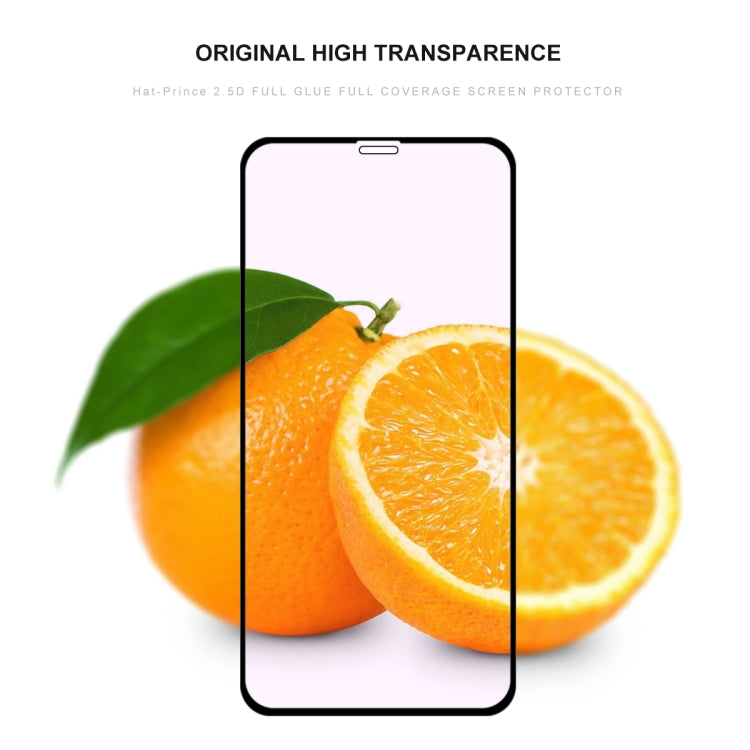 For iPhone 11 Pro / XS / X ENKAY Hat-prince Full Glue 0.26mm 9H 2.5D Anti-Blue-Ray Tempered Glass Full Coverage Film