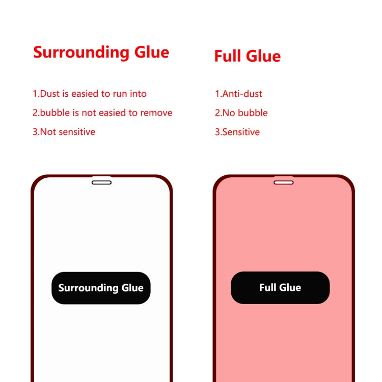 For iPhone 11 Pro / XS / X ENKAY Hat-prince Full Glue 0.26mm 9H 2.5D Tempered Glass Full Coverage Film