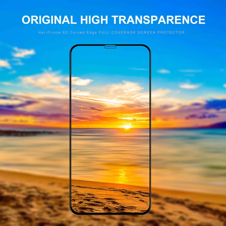 For iPhone 11 / XR Pro Max / XS Max ENKAY Hat-Prince 0.26mm 9H 6D Curved Full Screen Tempered Glass Film