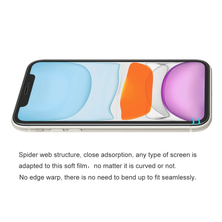 For iPhone 11 / iPhone XR ENKAY Hat-Prince 0.1mm 3D Full Screen Protector Explosion-proof Hydrogel Film