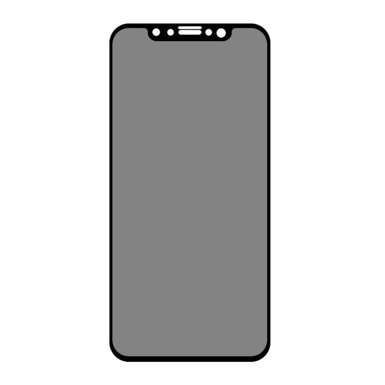 For iPhone 11 / XR Pro / XS / X ENKAY Hat-Prince 0.26mm 9H 2.5D Privacy Anti-glare Full Screen Tempered Glass Film