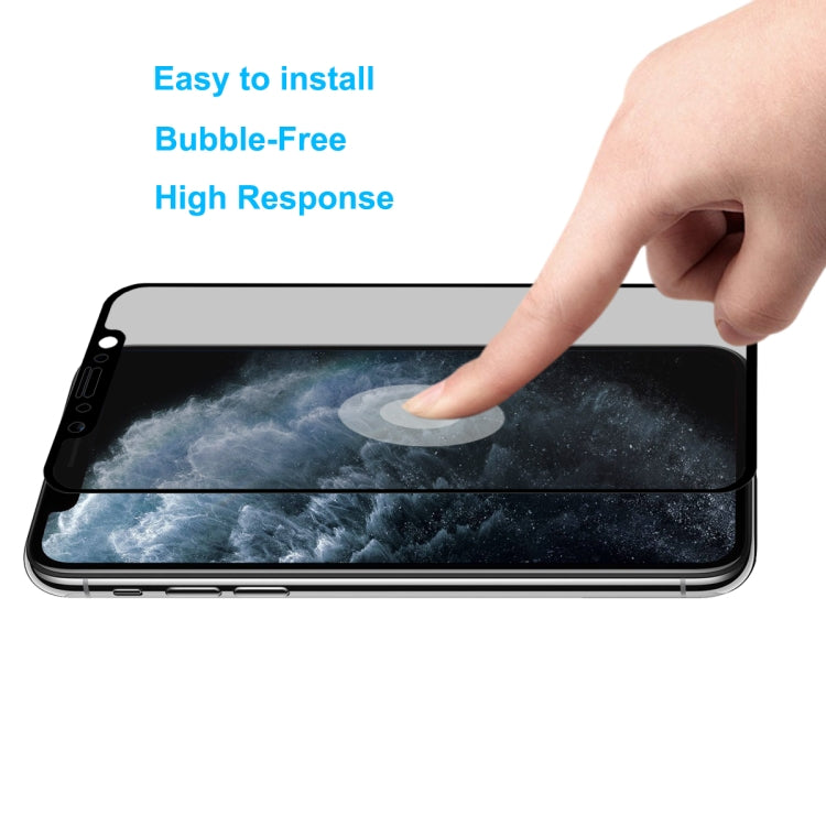 For iPhone 11 Pro Max / XS Max ENKAY Hat-Prince 0.26mm 9H 2.5D Privacy Anti-glare Full Screen Tempered Glass Film