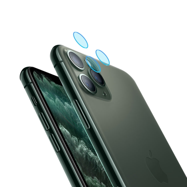 For iPhone 11 Pro 2pcs mocolo 0.15mm 9H 2.5D Round Edge Rear Camera Lens Tempered Glass Film