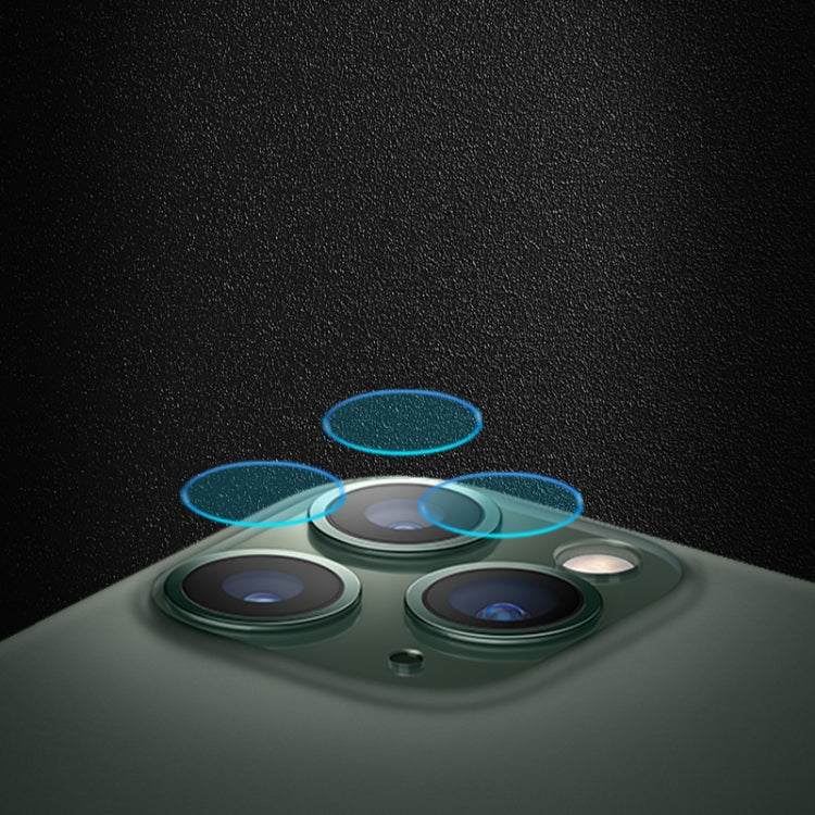 For iPhone 11 Pro 2pcs mocolo 0.15mm 9H 2.5D Round Edge Rear Camera Lens Tempered Glass Film