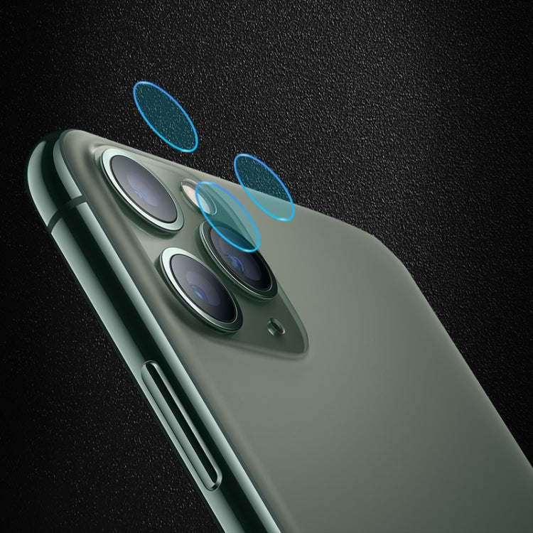 For iPhone 11 Pro 2pcs mocolo 0.15mm 9H 2.5D Round Edge Rear Camera Lens Tempered Glass Film