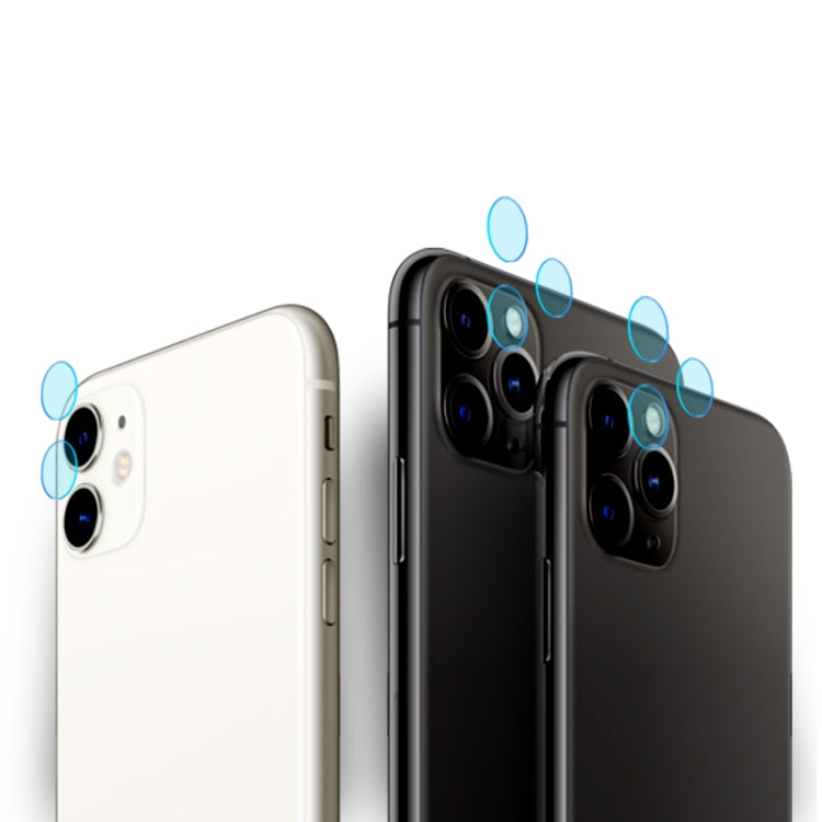 For iPhone 11 Pro 2pcs mocolo 0.15mm 9H 2.5D Round Edge Rear Camera Lens Tempered Glass Film