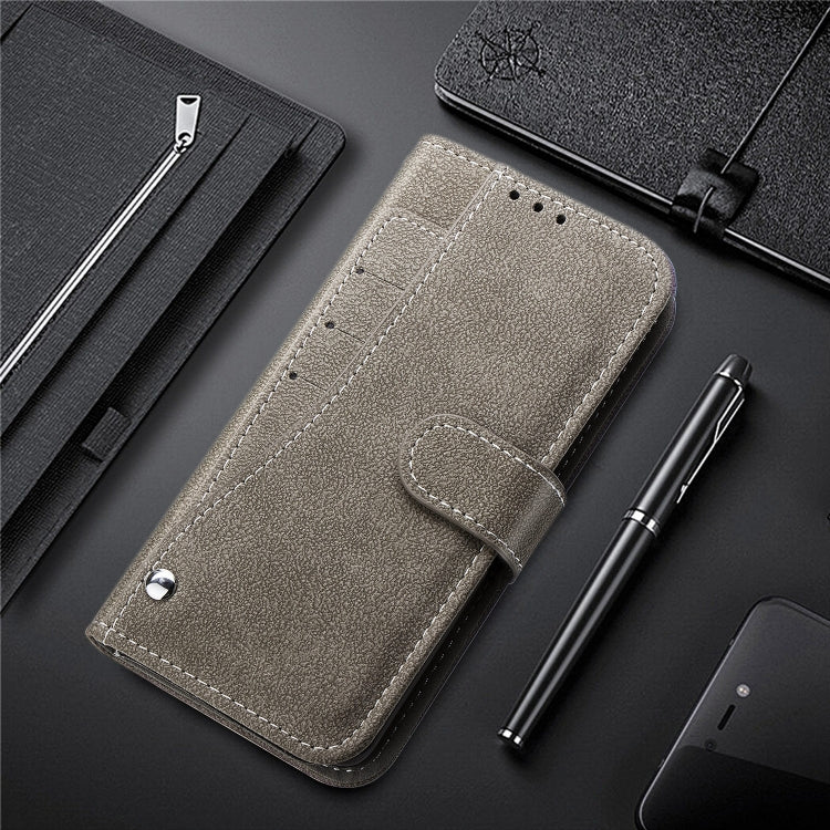 For iPhone 11 Matte Leather Rotary Card Case with Card Slot and Photo Frame and Stand Function