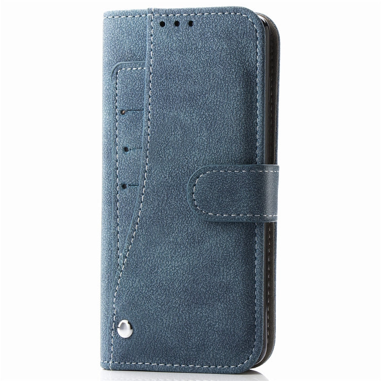 For iPhone 11 Matte Leather Rotary Card Case with Card Slot and Photo Frame and Stand Function