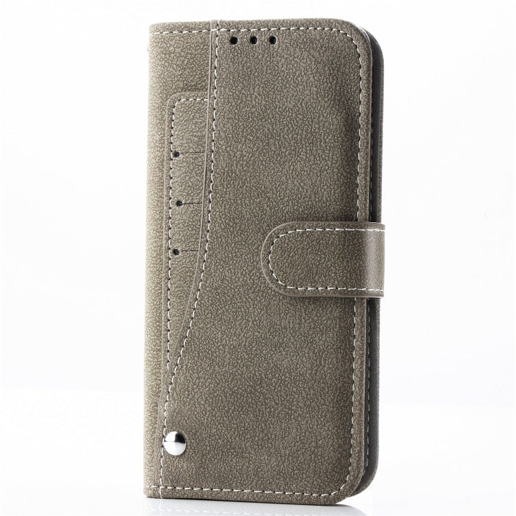 For iPhone 11 Pro Max Matte Leather Rotary Card Case with Card Slot and Photo Frame and Stand Function