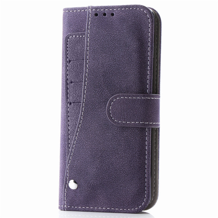 For iPhone 11 Pro Max Matte Leather Rotary Card Case with Card Slot and Photo Frame and Stand Function