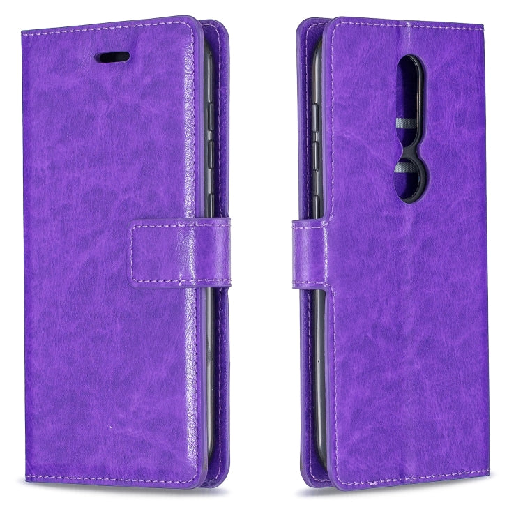 For Nokia 4.2 Crazy Horse Texture Horizontal Flip Leather Case with Holder & Card Slots & Wallet & Photo Frame