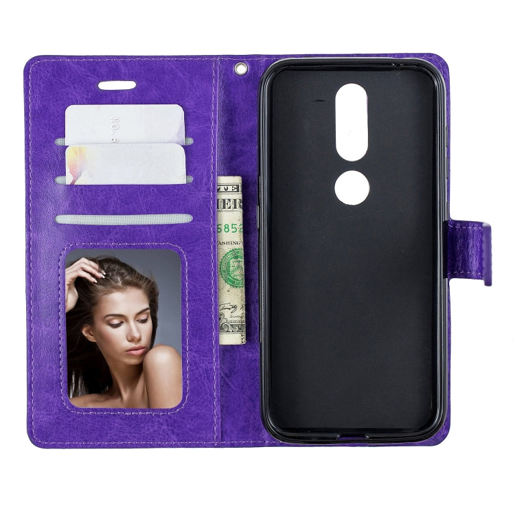 For Nokia 4.2 Crazy Horse Texture Horizontal Flip Leather Case with Holder & Card Slots & Wallet & Photo Frame