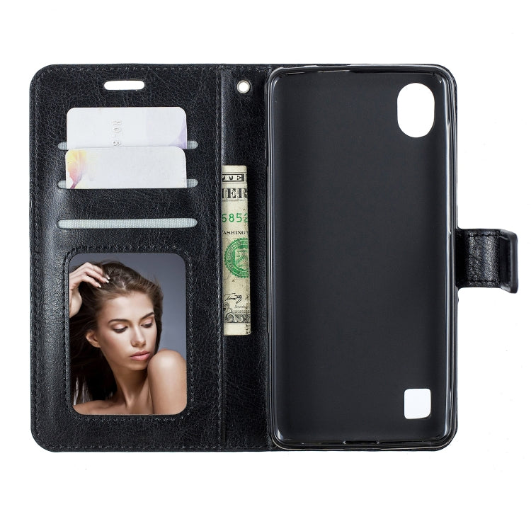 For ZTE Blade A5 2019 Crazy Horse Texture Horizontal Flip Leather Case with Holder & Card Slots & Wallet & Photo Frame