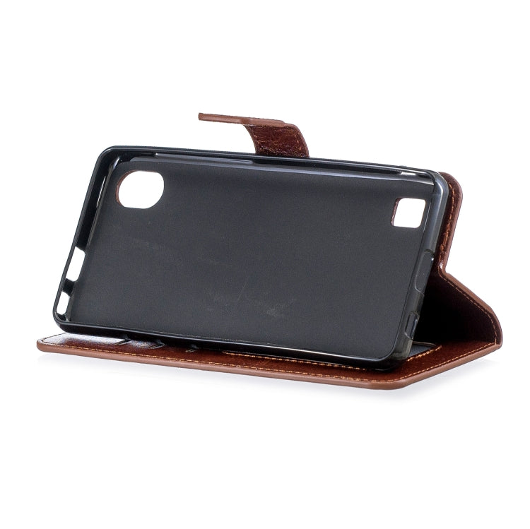 For ZTE Blade A5 2019 Crazy Horse Texture Horizontal Flip Leather Case with Holder & Card Slots & Wallet & Photo Frame