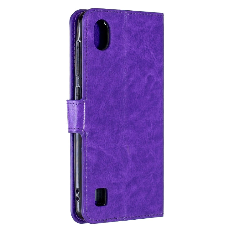 For ZTE Blade A5 2019 Crazy Horse Texture Horizontal Flip Leather Case with Holder & Card Slots & Wallet & Photo Frame