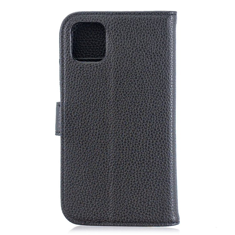 For iPhone 11 Lychee Texture Horizontal Flip Leather Case with Holder & Card Slots & Wallet & Photo Frame