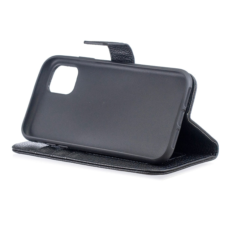 For iPhone 11 Lychee Texture Horizontal Flip Leather Case with Holder & Card Slots & Wallet & Photo Frame