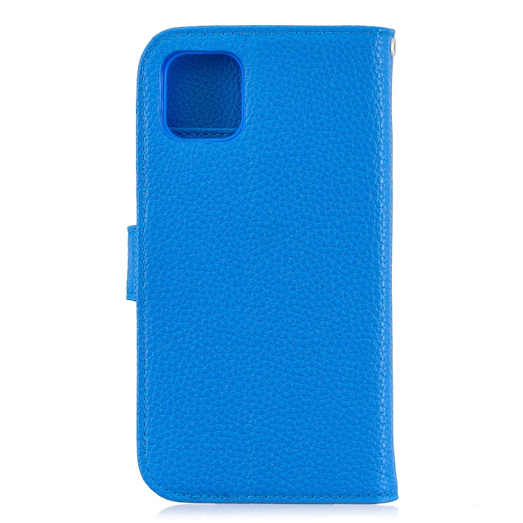 For iPhone 11 Lychee Texture Horizontal Flip Leather Case with Holder & Card Slots & Wallet & Photo Frame