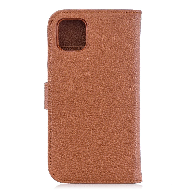For iPhone 11 Lychee Texture Horizontal Flip Leather Case with Holder & Card Slots & Wallet & Photo Frame