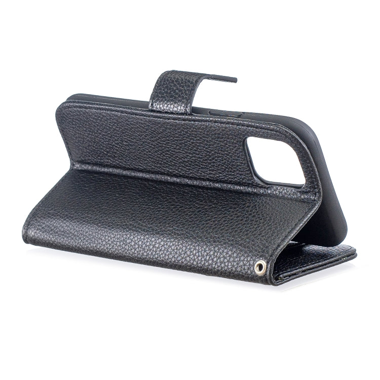 For iPhone 11 Pro Lychee Texture Horizontal Flip Leather Casewith Holder & Card Slots & Wallet & Photo Frame