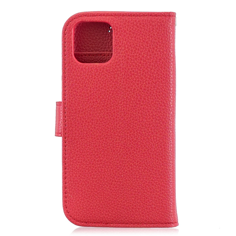 For iPhone 11 Pro Lychee Texture Horizontal Flip Leather Casewith Holder & Card Slots & Wallet & Photo Frame