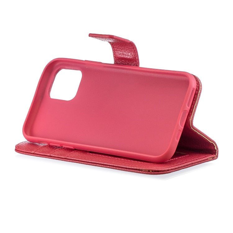 For iPhone 11 Pro Lychee Texture Horizontal Flip Leather Casewith Holder & Card Slots & Wallet & Photo Frame