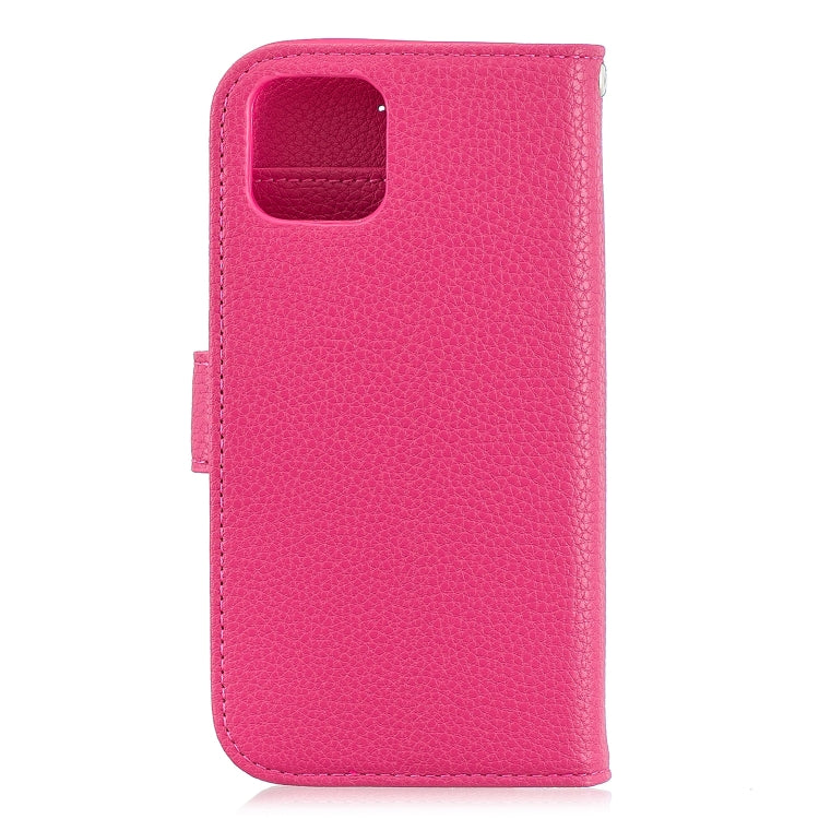 For iPhone 11 Pro Lychee Texture Horizontal Flip Leather Casewith Holder & Card Slots & Wallet & Photo Frame