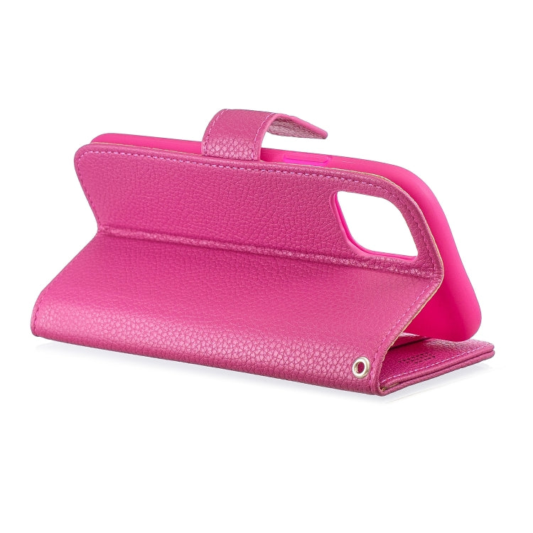 For iPhone 11 Pro Lychee Texture Horizontal Flip Leather Casewith Holder & Card Slots & Wallet & Photo Frame