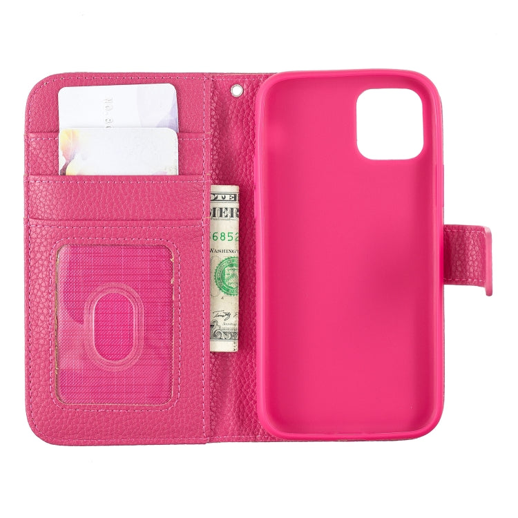 For iPhone 11 Pro Lychee Texture Horizontal Flip Leather Casewith Holder & Card Slots & Wallet & Photo Frame