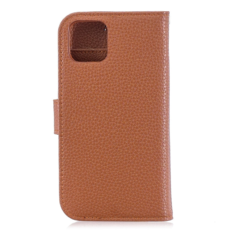 For iPhone 11 Pro Lychee Texture Horizontal Flip Leather Casewith Holder & Card Slots & Wallet & Photo Frame