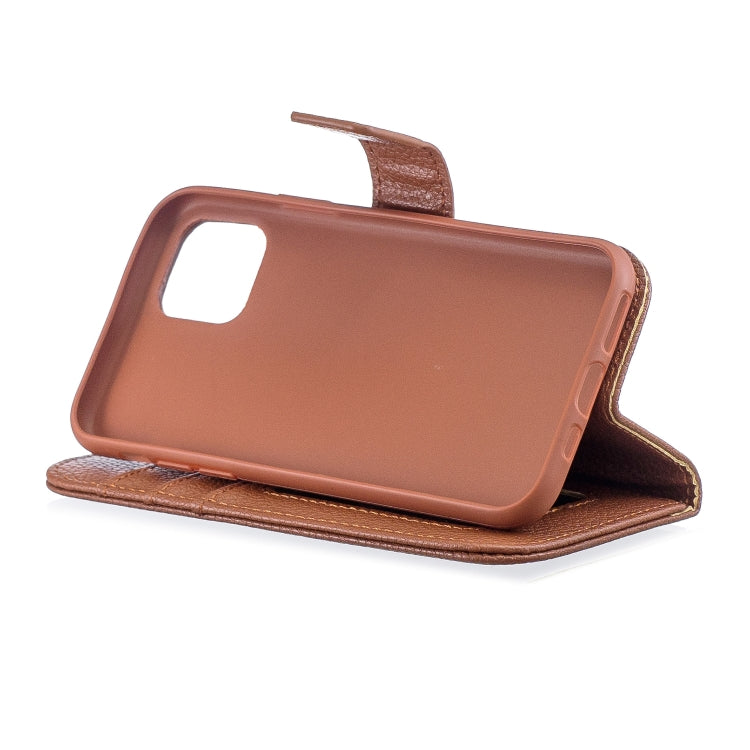 For iPhone 11 Pro Lychee Texture Horizontal Flip Leather Casewith Holder & Card Slots & Wallet & Photo Frame