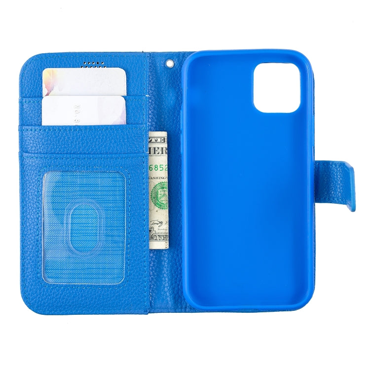 For iPhone 11 Pro Lychee Texture Horizontal Flip Leather Casewith Holder & Card Slots & Wallet & Photo Frame