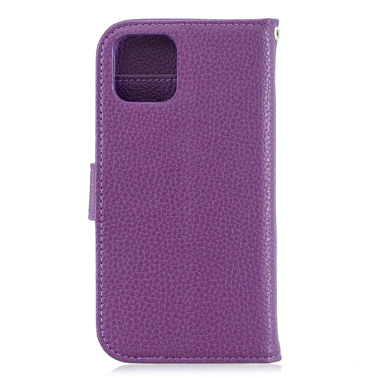 For iPhone 11 Pro Lychee Texture Horizontal Flip Leather Casewith Holder & Card Slots & Wallet & Photo Frame